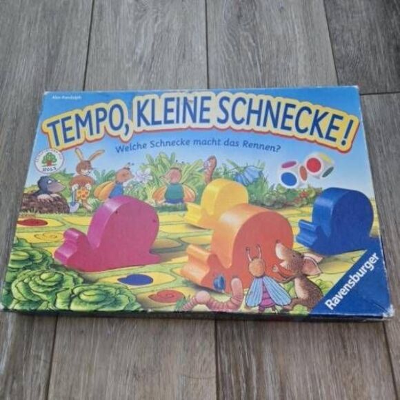 Snails Pace Race Game in German vintage game TEMPO, KLEINE SCHNECKE! - Picture 1 of 12